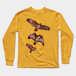 Hawks in Flight Long Sleeve T-Shirt